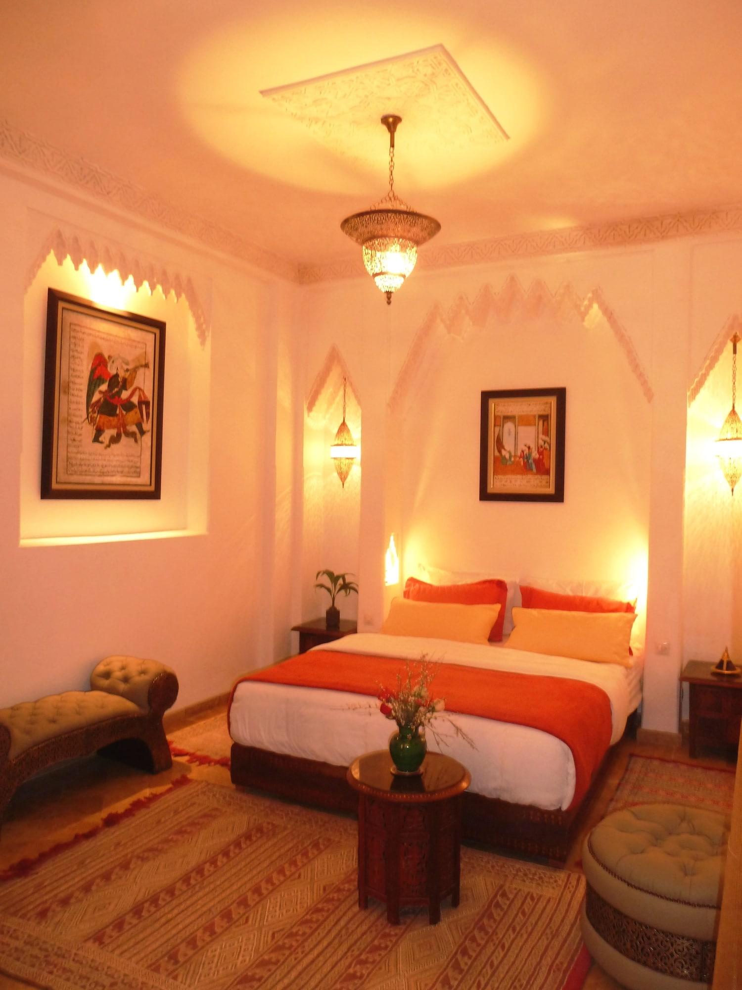 Riad Viva Marrakesh Ngoại thất bức ảnh A bedroom at the hotel